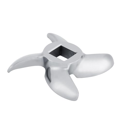 Yosoo Lame de Hachoir à Viande en Acier Inoxydable, de Rechange Universelle pour Hachoirs, Hachage sans Effort, Installation Facile, Utilisation Polyvalente, Pièce de Rechange pour à Viande pour