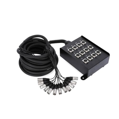 Adam Hall Cables K 12 C 10 - Câble Multipaire avec Boîtier de Scène 12/0 10 m
