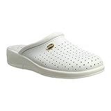 San Malo value Nursing Clogs with perforations - White - Size 40