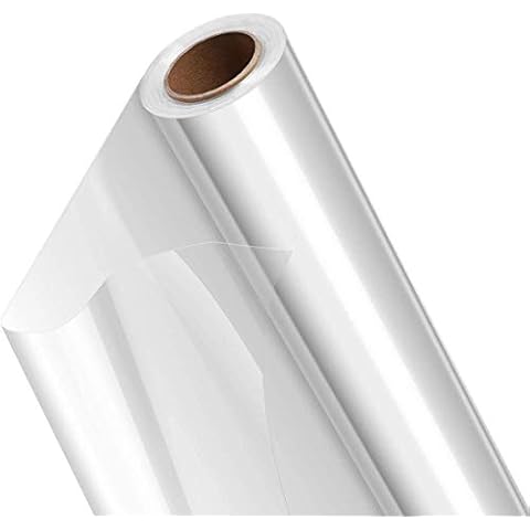 TANCUDER Rollo de Papel de Celofán de Opp Cover