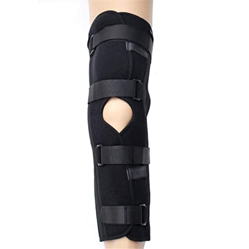 Attelle de genou droite et immobilisateur de jambe complète pour récupération chirurgicale S