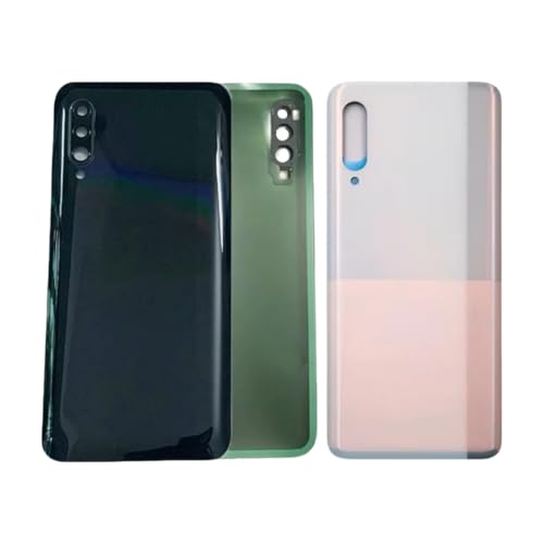 Vitre arrière pour Samsung Galaxy A90 5G SM-A908B cache batterie noir avec objectif de caméra