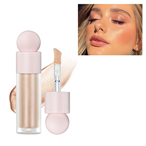 Liquid Highlighter, Highlighter Makeup Stick Waterproof Makeup Highlighter Face Illuminator, Long Lasting Iluminadores De Maquillaje Glitter Highlighter Makeup For Face #TOP14