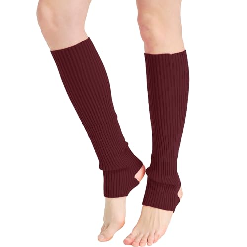 Image of Nanxson Knit Ribbed LegWarmer Women Knit Calf Accessories Leg Sleeves | Solid Neon Boot Socks,Y2K 80s Women's Lolita LegWarmer,Sports Party Yoga Dance Accessories,Winter Ankle Heap Kawaii Sock