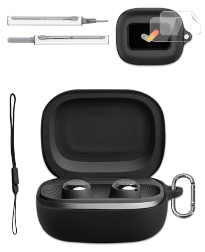 Coque pour JBL Live Buds 4 idéale pour le sport avec son cordon pratique