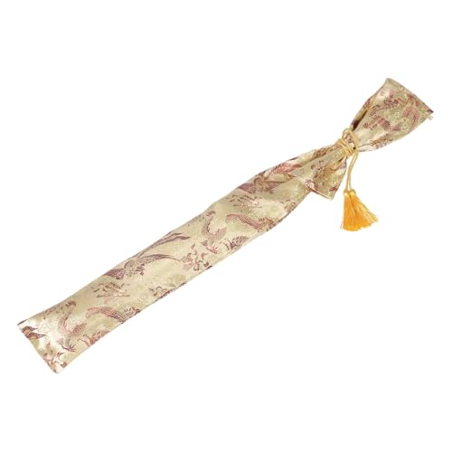 GRIRIW Bolsa de Almacenamiento para Espada Japonesa Wakizashi de Seda Vintage con Borla Funda Ligera y Portátil para Protección y Transporte al Aire