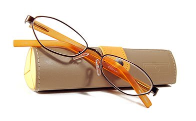 Cinzia Chilly Reader - Light Brown/Mustard - Strength +1.75