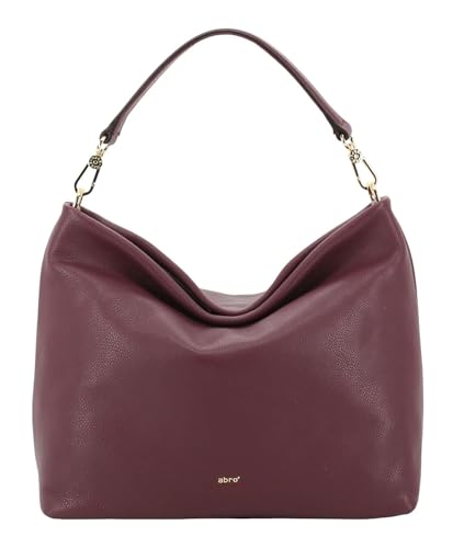 Sac à épaule bandoulière ABRO Dalia Hobo Bag Kaia cuir bordeaux