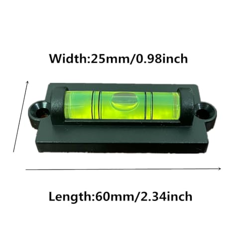 WOYISEPG 4Pcs Bubble Spirit Level RV Standard Levels with Mounting Holes RV Levelers Leveling Tool for RV Camper, Travel Trailer, Camping, Truck, Motorhome (Set-A)