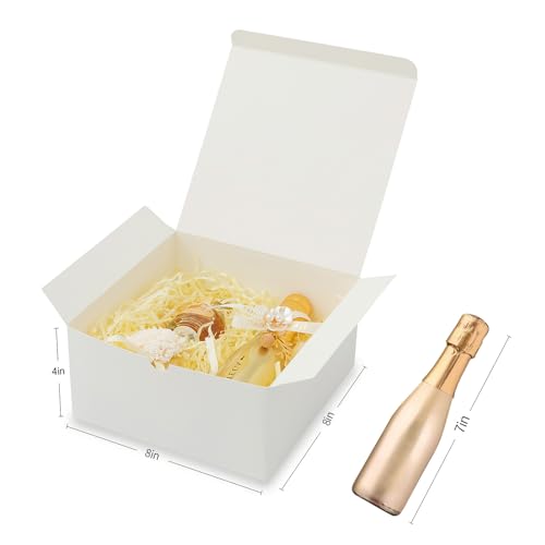 Yuefanbox 8*8*4 White Paper Gift Boxes thumb #1