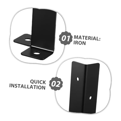 Support poteau fer pour terrasse et pergolas de jardin chaleureuses - 3