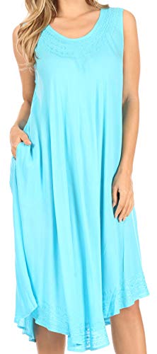 Sakkas Everyday Essentials Caftan Tank Dress/Cover Up