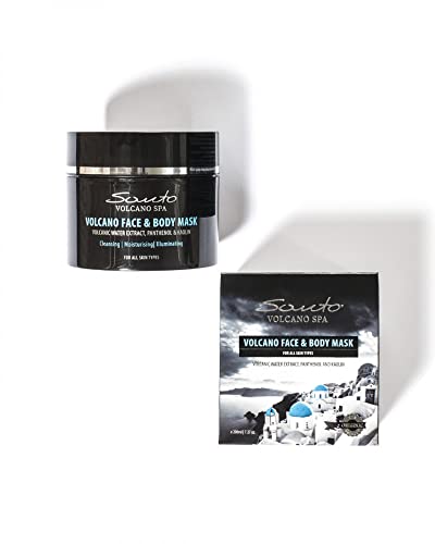 Santo Volcano Face & Body Mask 200 ml, 200 ml (Pack of 1) - Image 2