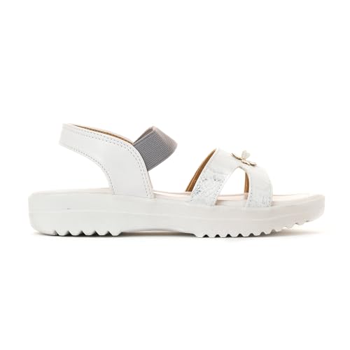 Image of Khadim's Adrianna Flat Platform Slingback Sandal for Girls (4.5-12 yrs)