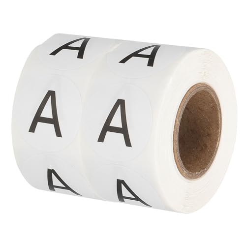 Étiquettes d'inventaire lettres majuscules adhésives PATIKIL 25mm à forte adhérence