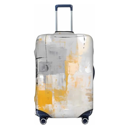 Modern Art Travel Luggage Cover Elastic Suitcase Covers Washable Anti Scratch Luggage Dust Covers Protector, Fits 29-32 inch Luggage, XL