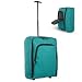 Bordlite 50x35x20cm Soft Cabin Bag – Lightweight Overhead Hand Luggage Suitcase with Wheels & Extendable Handle – Fits Ryanair, EasyJet, BA & More, 35L Capacity (Teal)