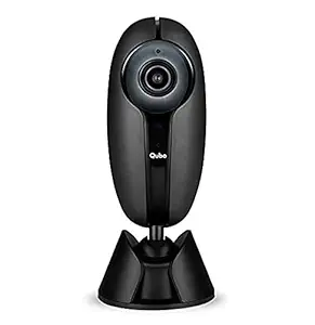 Qubo Outdoor Security Camera (Black) from Hero Group | Made in India | IP65 All-Weather | 2MP 1080p Full HD | CCTV Wi-Fi Camera | Night Vision | Mobile App Connectivity | Cloud & SD Card Recording