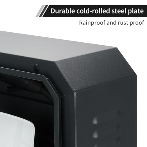 Jawjut Wall Charger Station Box Compatible with Tesla Model Y 3 S X Accessories Gen 3 Indoor/Outdoor Cable Organizer Waterproof Dustproof by Jawjut - Image 7