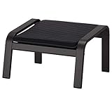 Ikea Ottoman, black-brown stain, Ransta black 18204.81723.1430