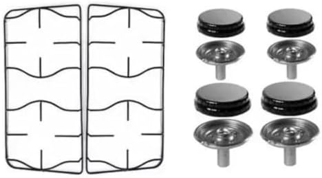 2 Grelhas Grades Serve Para Fogao Esmaltec Agata Sem Pino + 2 Esp...