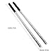 Rengue Garage Door Spring Winding Tool, Alloy Steel Construction, 2-Piece Set with Knurled Handle for Residential Garage Door Repair