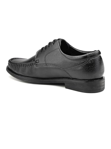 Image of Lee Cooper LC2131B3R Men's Leather Derby Formal Shoes | Lightweight, Comfortable & Stylish Lace-Ups for Office, Business