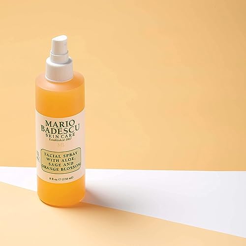 Image of Mario Badescu Facial Spray for All Skin Types, Face Mist that Hydrates and Restores Balance, Helps to Soothe the Skin Suitable for Men & Women, Travel Size