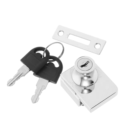 NUOBESTY Cerradura Para Puerta De Gabinete De Vidrio Cerraduras Para Archivadores Cerraduras Para Vitrinas Cerraduras Para Cajones De Escritorio Cerraduras De Repuesto Para Cajones