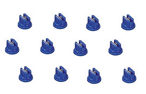 Pack of 12 - TeeJet Flat Spray Tips 80° Polymer w/SS Insert 0.3 GPM @ 40 PSI Farmer Bob's Parts TP8003VS