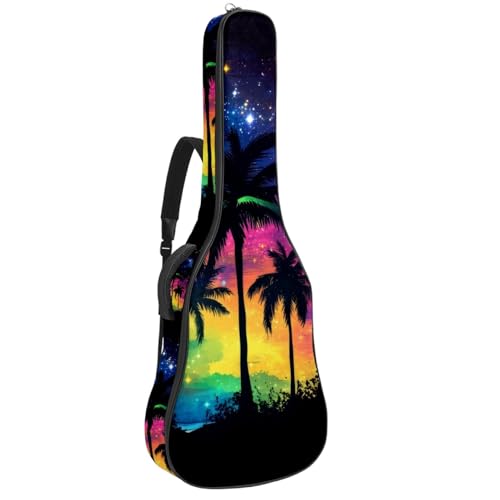 Housse guitare acoustique 109cm sac à dos basse