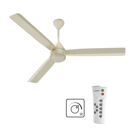 Crompton Energion Regmote 1200mm BLDC Ceiling Fan | Indias First Dual Control Fan - Remote & Regulator Control | BEE 5 Star Rated Energy Efficient | 4 Year Manufacturers Warranty | Ivory (B0CXXXQ89N) Amazon Price History, Amazon Price Tracker