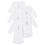  Petit Bateau Unisex Baby Formender Body, Mehrfarbig (Variante 1 00), 92 (Herstellergröße: 24M/86cm) (5er Pack)