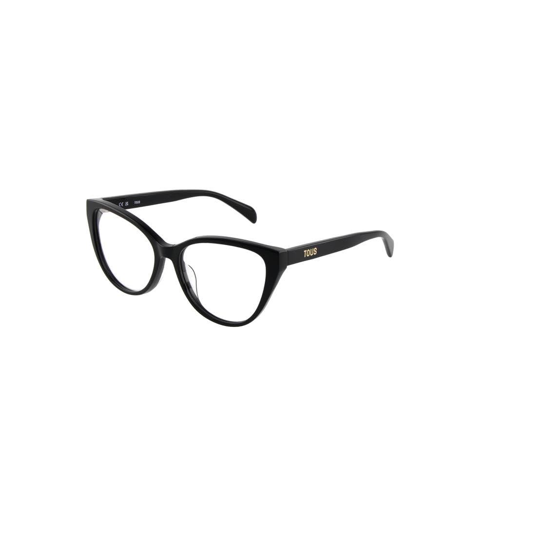TOUS Eyeglass Frame VTOB95 Shiny Black 54/16/135 Damskie Okulary, Shiny Black, 54/16/135