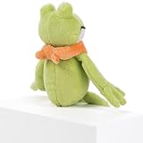 Plüsch Frosch „Quark“ – Schaffer 5730 - Kuscheltier Frosch - weich & flauschig - Stofftier für Babys & Kinder ab 0 Jahren – Waschbar - Größe XS - 16 cm - grün-weiß