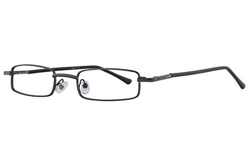 Image of Unisex Rectangular Metal Full Frame Power Reading Glasses