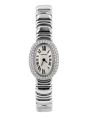 [カルティエ] 腕時計 CARTIER WB5095L2 ミニベニュワール WG無垢 クォーツ ケース2重ダイヤモンド[中古品] [並行輸入品]
