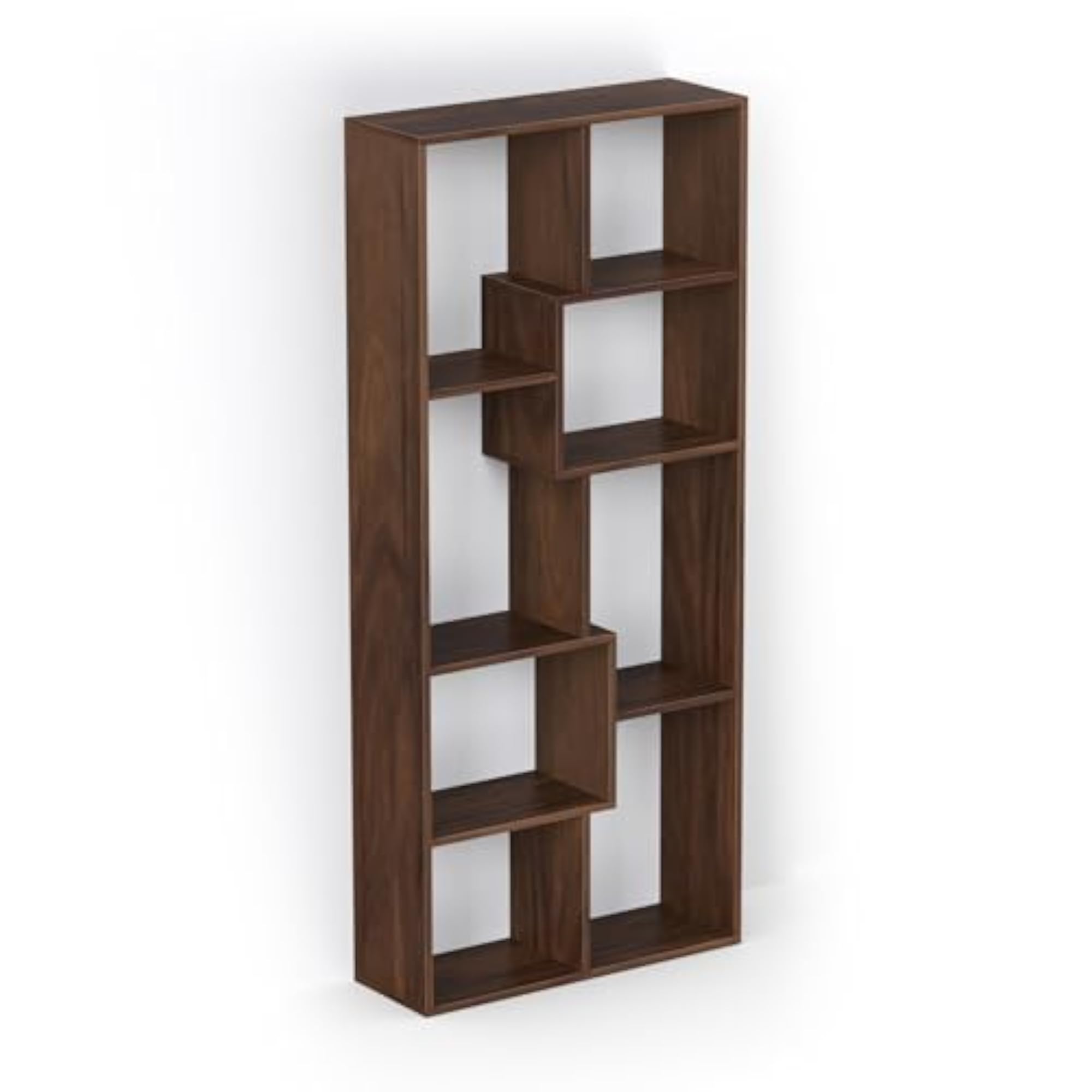 Jameye Engineered Wood Bookshelf Cabinet Book Rack Organizer
