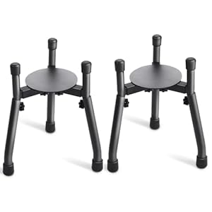 Elevated Dog Bowls [ 2 Pack ], Adjustable Metal Raised Raised Dog Bowl Stand for Medium & Large Dogs, Adjustable Wide 6.3″-10.2″,3 Height Adjustment(Bowl Not Included)