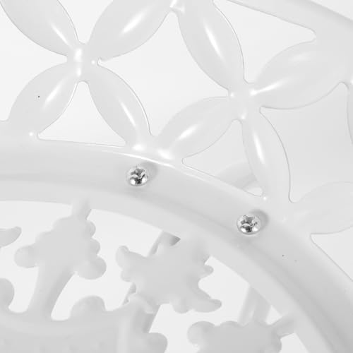 Support pour pot de fleurs en fer blanc style européen robuste set - 7