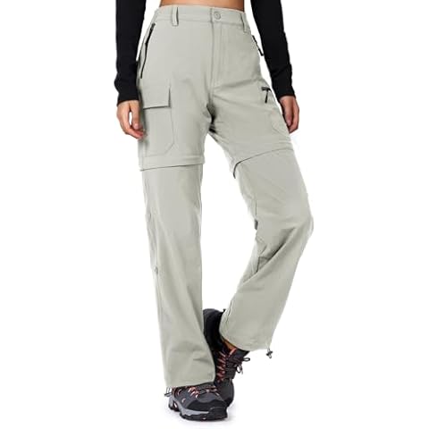 Cycorld Women's Zip Off Waterproof Hiking Trousers Cover