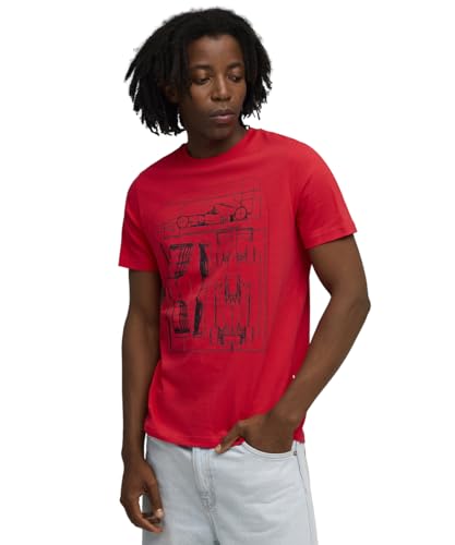 T shirtà motif Sportswear Scuderia Ferrari Homme - vue 3