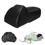 ZWPARTS Leather Seat Cover Replacement for Arctic Cat ZR500 ZR600 ZR800 ZR900 2001-2003 Seat Accessories Black