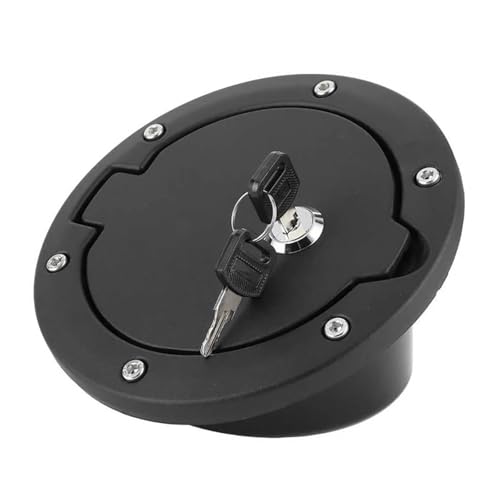 Bouchon réservoir carburant Jeep Wrangler JK noir trappe ABS serrure de protection 2007-2018