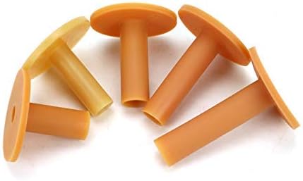 AQUEENLY 5 Pcs Rubber Golf Tee Holder for Practice and Driving Range Mats with Sizes of 1.57", 1.96", 2.16", 2.55", 2.95"