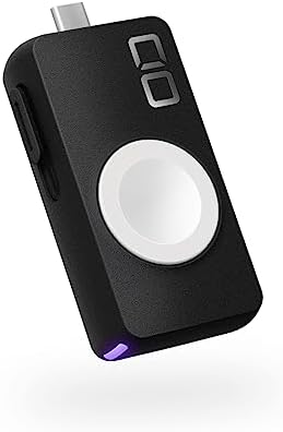 CIO Apple Watch 充電器 タイプC モバイルバッテリー 2in1 【MFi認証 高速充電モジュール搭載】 小型 軽量 Apple Watch Series 1 / 2 / 3 / 4 / 5 / 6 / 7 / 8 / Ultra/SE SMARTCOBY DUAL (ブラック)