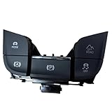 車のブレーキボタン Compatible With Skoda For Karoq For Kodiaq ハンドブレーキスイッチモード ESP オフロード パーキングアシストスイッチボタンアクセサリー OEM: 56G927225B と互換性あり