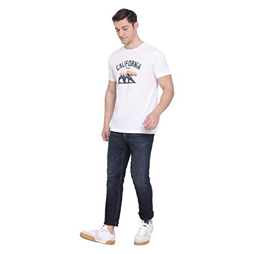 Image of Red Tape Men's Solid Regular Fit T-Shirt