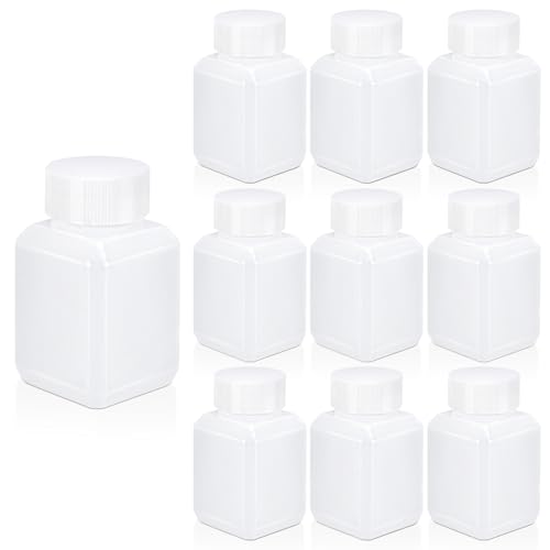 Umetass SSKJ-60 Plastic Container Lab Chemical Reagent Bottles 2Oz Liquid Solid Storage Bottles Sample Storage Container Sealing Bottle cover