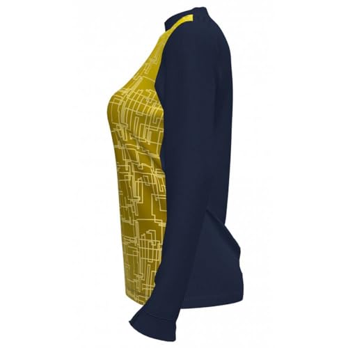 Joma 2XS Elite VIII Sweat-Shirt sans Capuche Unisexe Bleu Marine Fluo